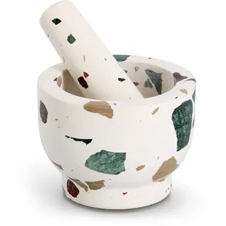 Zeller Mörser & Stößel-Set Terrazzo Ø 12 cm 1,7 kg