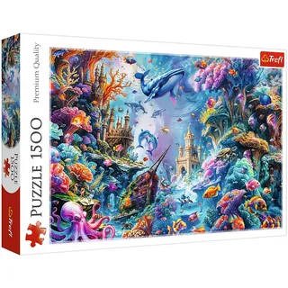 Trefl Puzzle Trefl, Unterwasserwelt, 1500 Teile Puzzle, 1500 Puzzleteile bunt