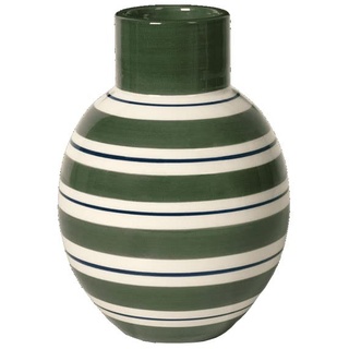 Kähler Design - Omaggio Nuovo Vase H 14,5 cm, grün/cremeweiß