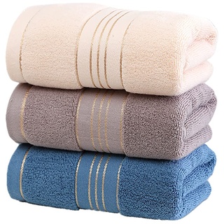Proumhang Handtuch Set aus Baumwolle,3 Badetuch-Set (Beige + Blau + Grau), Ultraweiche, Hochsaugfähige und schnell trocknende Handtücher für Badezimmer, Duschtuch, Handtücher 35cm x 75cm