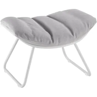 Lounge Hocker Chill - 301 - weiß wetterfest 625 - taupe