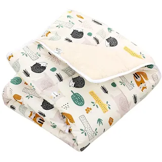 TupTam Spielmatte TupTam Baby Spielmatte Kinder Große Spieldecke Krabbeldecke 120 x 120 beige|braun