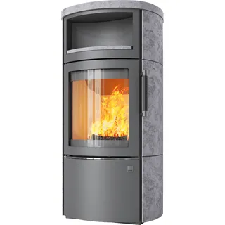 Kaminofen HARK 44-5.1 GT ECOplus FlameKat 8 kW - Speckstein - Korpus: titan