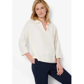 Strickpullover BRAX "Style LILLY" Gr. 40, weiß Damen Pullover