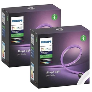 Philips Hue Bluetooth White & Color Ambiance Outdoor Lightstrip 2m 2er Pack
