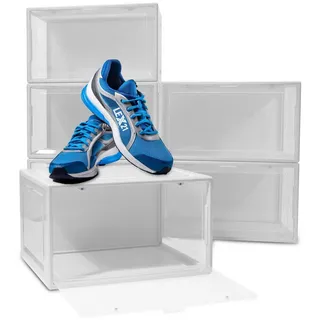 BITUXX LEX21 Schuhbox 6-tlg. weiß