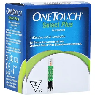 ONETOUCH Select Plus Blutzucker Teststreifen 50 St.