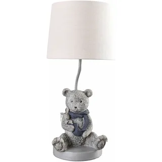 Tischlampe Landhausstil Nachttischleuchte Teddy Nachttischlampe Dekoleuchte Bär