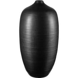 blomus Bodenvase -CEOLA- Vase aus Keramik Schwarz 31,5 x 63 cm (66928)