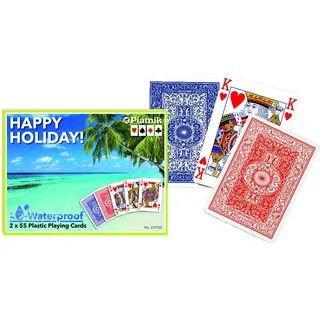 Piatnik Happy Holidays – 55 Karten, Blau