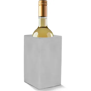 Weinkühler VINOVELI Petit aus Beton - mit möbelschonender Unterseite I Sektkühler I Flaschenkühler I Champagnerkühler I Für Wein oder Sekt I Cold Drinks for Hours