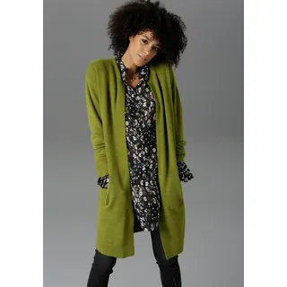 Aniston CASUAL Strickjacke in Grün 44