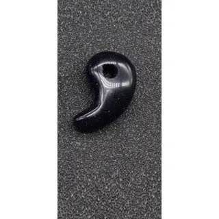 ARTQ Damen Edelsteine Ketten Yin Yang Hakenform Blauer Sandstein Naturstein Halskette Statement Chakren Kristall Edelstein Anhänger Halskette Valentinstagsgeschenk Schmuck Für Männer Und Frauen