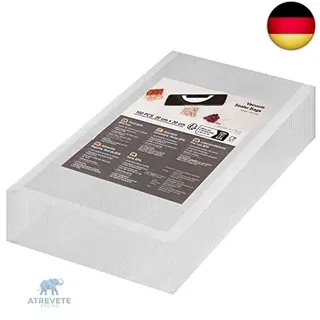 Vpcok Direct Vakuumierbeutel 20x30cm 100 Beutel, Vakuumierfolie Vakuumbeutel Lebensmittel,