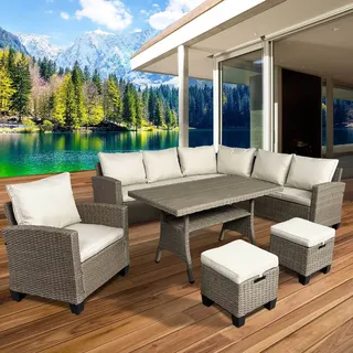 BRAST Hacienda Set 10-tlg. Braun/Beige