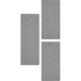 Bettumrandung ANDIAMO "Luton, Made in Germany" Gr. 14, grau, H:5mm, Obermaterial: 100% Polypropylen, Bettumrandungen, Bettvorleger, Läufer-Set für das Schlafzimmer, melierte Optik