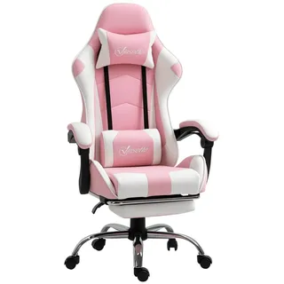 Vinsetto Gamingstuhl Kunstleder Rosa