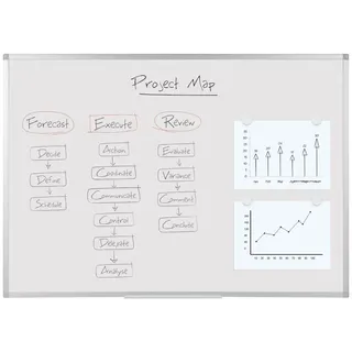 Bi-Office Whiteboard Ayda 90 x 60 cm Weiß