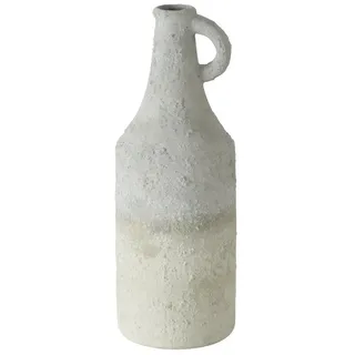 Boltze Vase Zemento ca. 13 x 37 cm in Porzellan grau