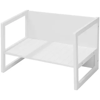 Roba Sitzbank/, Weiß, Holzwerkstoff, 2-Sitzer, 61x44x44.5 cm, Kinderzimmer & Jugendzimmer, Kindermöbel, Kindersitzmöbel & Kindertische, Kindertische