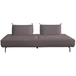KAWOLA Schlafsofa Stoff 2-Sitzer Lila