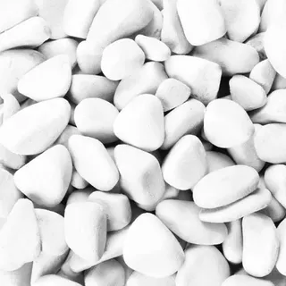 Eurosand Marbles 7-15mm gerundete Dekosteine 1 KG Weiss