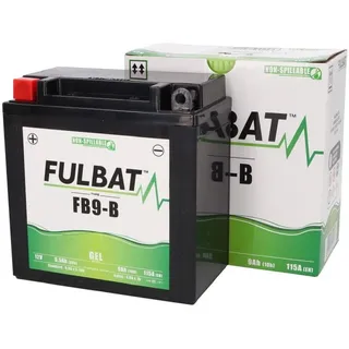 Fullbat Gel-Batterie YB9 YB9-B kompatibel mit Vespa PX 125 150 200 Elektrostarter