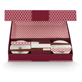 Pip Studio Flower Festival rund 6tlg pink