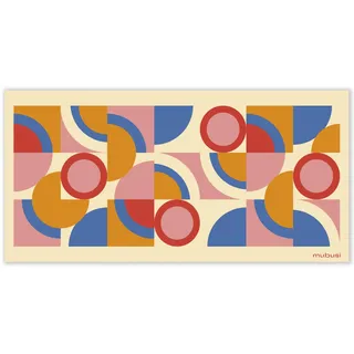 mubusi Vinyl Teppich Küche Lounge - Verschiedene Größen - (Musik 60x120 cm)
