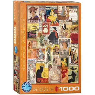 Eurographics Puzzle 1000 Teile - Theater & Opera Vintage Art