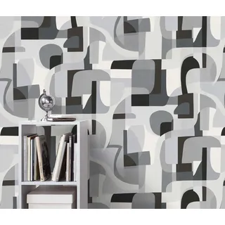 Erismann Vliestapete "Vliestapete FRAGMENT", grau, B:0,53m H:0,09m L:10,05m, Vlies, Tapeten, Phthalate frei