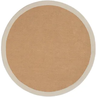 carpetfine Sisal Sisalteppich Ø 160 cm Beige