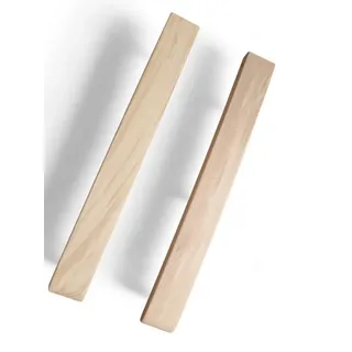 DM-Handel Hochlehner Klappstuhl Gartenstuhl 2x Ersatzarmlehnen (in Braun, Grau oder Natur), aus Holz