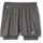 Road 2-N-1 7In Sport-Shorts grau XL