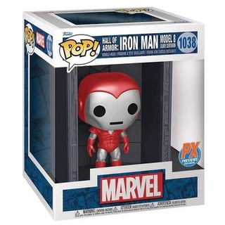Marvel POP! Deluxe Vinyl Figur, Iron Man Model 8 Silver Centurion, 9 cm
