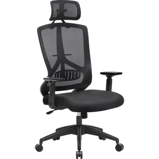 Songmics OBN53BK Stoff Schwarz