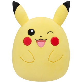 Pokémon Kuscheltier - Squishmallow 25cm Pikachu - Weiches Plüschtier für Pokémon-Fans