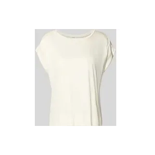 T-Shirt mit fixiertem Ärmelaufschlag Modell 'Sosilla', Beige, 38