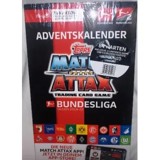 Match Attax 2019/2020 Adventskalender Fußball Bundesliga OVP,Neu,Lizenzware