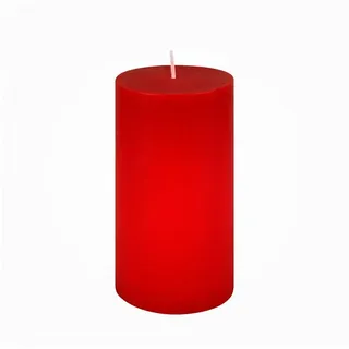 Jaspers Kerzen Adventskerze Flachkopf Boutique Stumpenkerzen Antik-Rot
