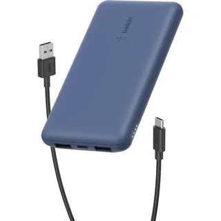 Belkin BOOST CHARGE Powerbank, 10.000mAh, 12W Power Delivery, blau