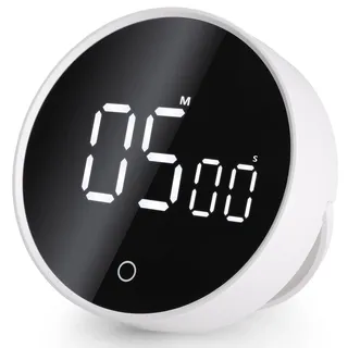 GeeRic Digitaler Küchentimer, Küche Timer mit LED Digital Display,Küchentimer Magnetisch, Eieruhr, Kurzzeitwecker für Home Classroom Gym Büro, Lautstärke einstellbare Produktivität Timer