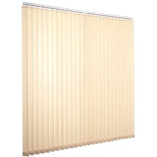 ventanara Lamellenvorhang Lamellenvorhang Komplettset Ventanara 89mm Vertikaljalousie beige 200 cm x 180 cm