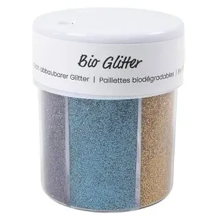 Creativ Company Bio Sparkles, sortierte Farben, 6x28 ml/ 1 Dose