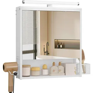 EUGAD Badezimmerschrank 56 cm weiß