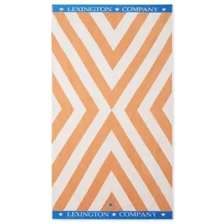 Lexington Strandtuch Graphic in Beige | Weiß | Blau | Gr.: onesize