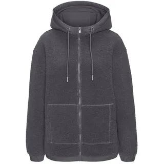 ELBSAND Fleecejacke Hoodie Grau 40