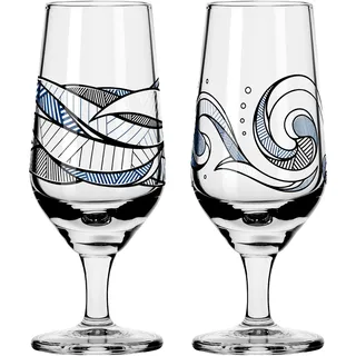 RITZENHOFF Schnapsglas Shotglas BRAUCHZEIT #5 / #6 Set 2 Stück Inhalt je 55 ml