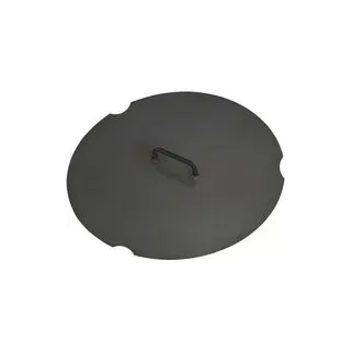 CookKing Deckel für Feuerschale schwarz Stahl B/T: ca. 82x82 cm - schwarz