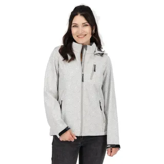 DEPROC activ Shelby Peak Softshelljacke Damen Weiß XL